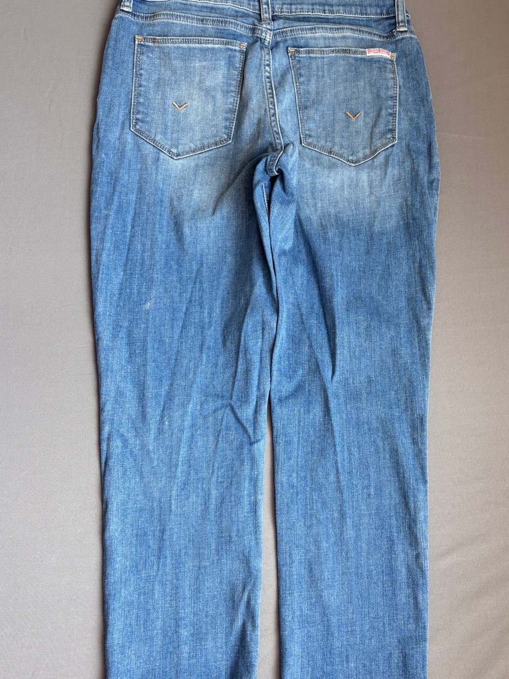 Hudson Natalie Midrise Slim Boyfriend Jeans Women's 27 Light Wash Cuffed Denim - Picture 8 of 8